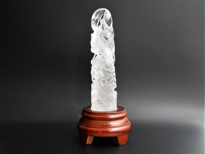 龍彫り 本水晶