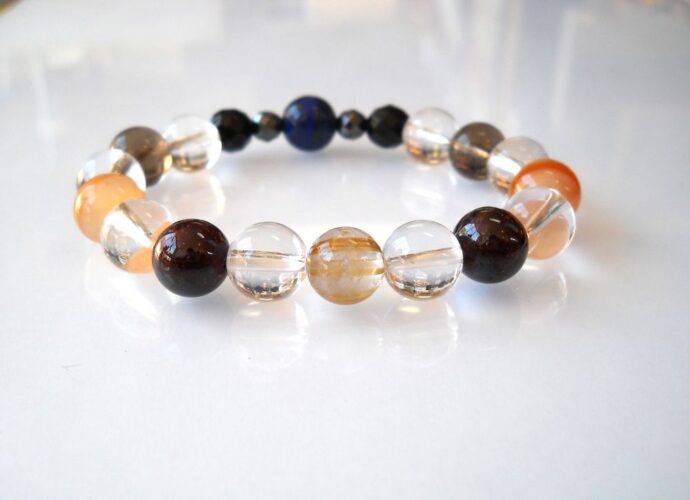 2026年干支午年守護石入り、厄除けブレスレット